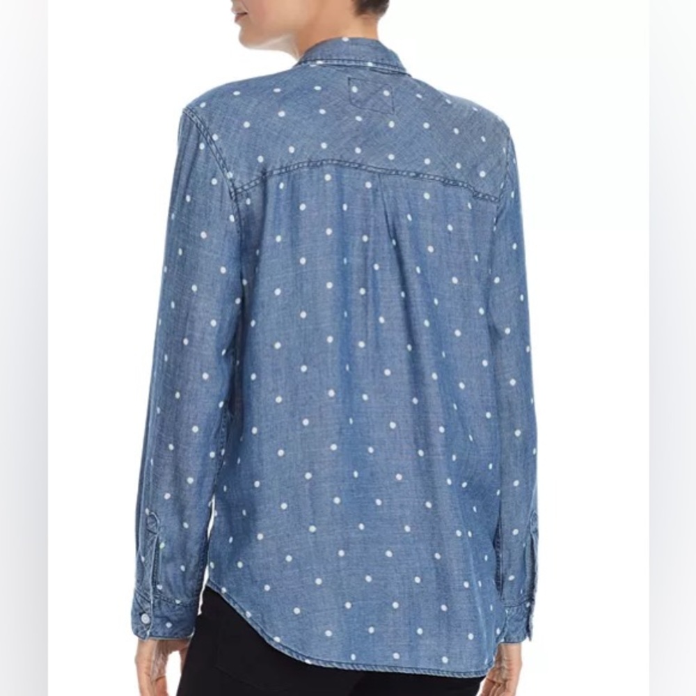 Rails Blue Polka Dot Women's Top - Picture 4 of 10